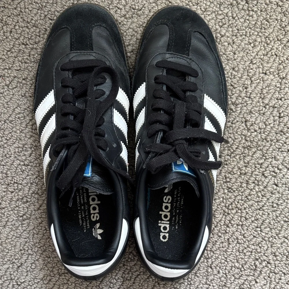 Adidas Black and White Athletic Shoes - Picture 3 of 5